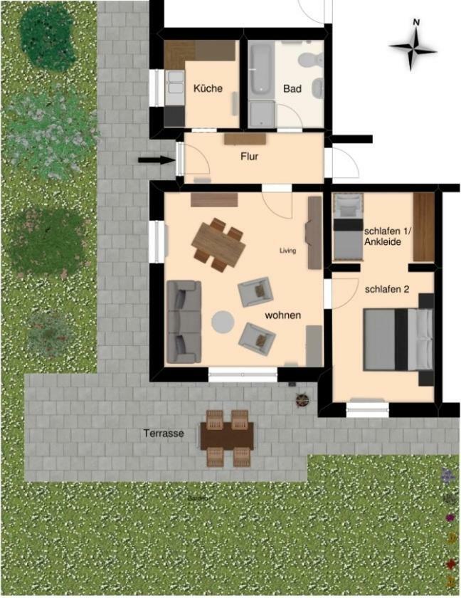 Nette Ferienwohnung Mit Eigenem Eingang Und Sonnenterrasse 아이슈타인 외부 사진